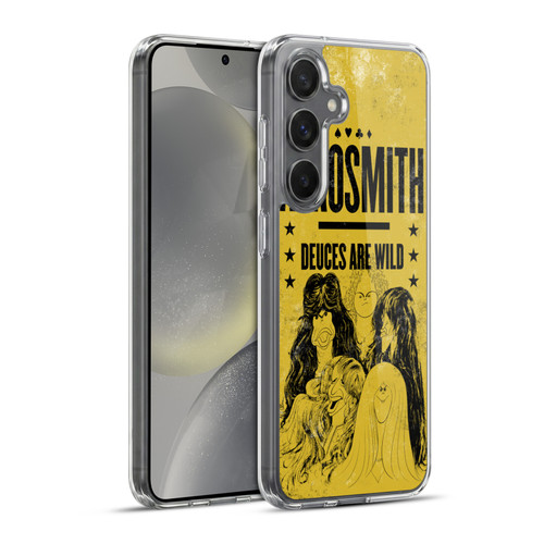Aerosmith Classics Deuces Are Wild Soft Gel Case for Samsung Galaxy S24+ 5G & MagSafe
