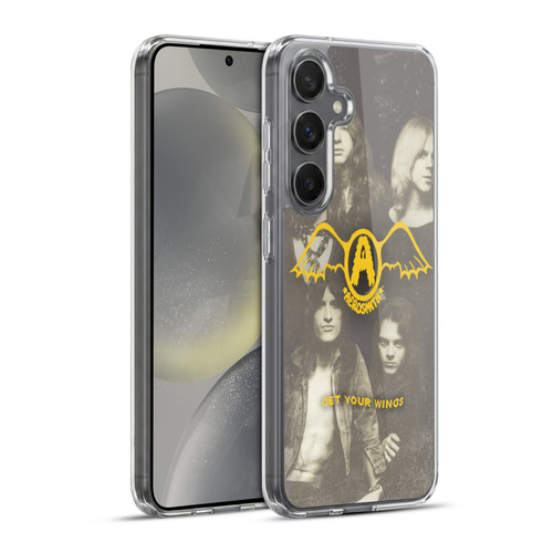 Aerosmith Classics Get Your Wings Soft Gel Case for Samsung Galaxy S24+ 5G & MagSafe