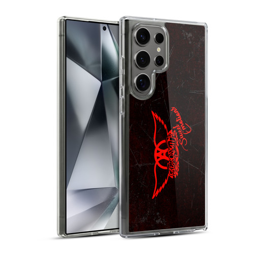 Aerosmith Classics Red Winged Sweet Emotions Soft Gel Case for Samsung Galaxy S24 Ultra 5G & MagSafe