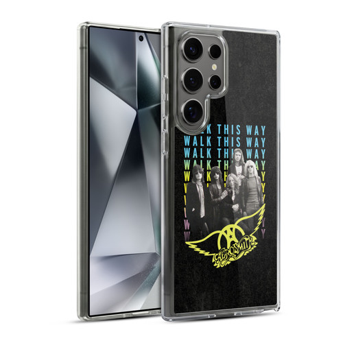 Aerosmith Classics Walk This Way Soft Gel Case for Samsung Galaxy S24 Ultra 5G & MagSafe