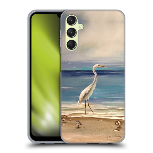 Lisa Sparling Birds And Nature Drift In Soft Gel Case for Samsung Galaxy A24 4G / Galaxy M34 5G