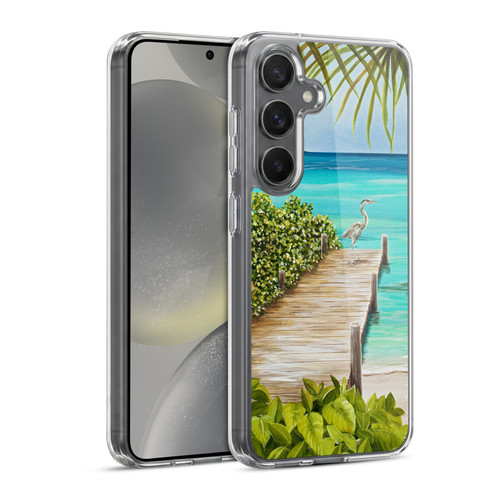 Lisa Sparling Birds And Nature Coastal Seclusion Soft Gel Case for Samsung Galaxy S24 5G & MagSafe