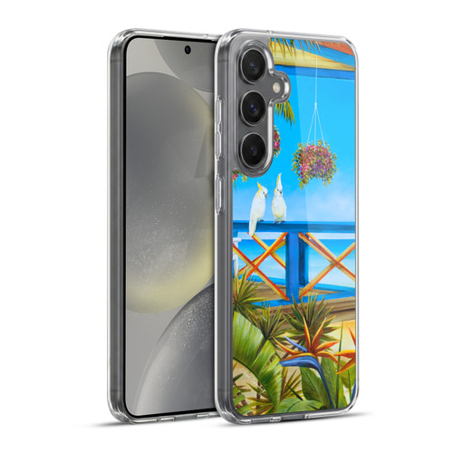 Lisa Sparling Birds And Nature Island Solitude Soft Gel Case for Samsung Galaxy S24+ 5G & MagSafe