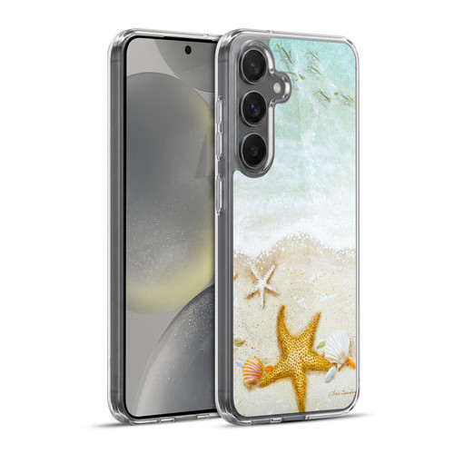 Lisa Sparling Birds And Nature Sandy Shore Soft Gel Case for Samsung Galaxy S24+ 5G & MagSafe