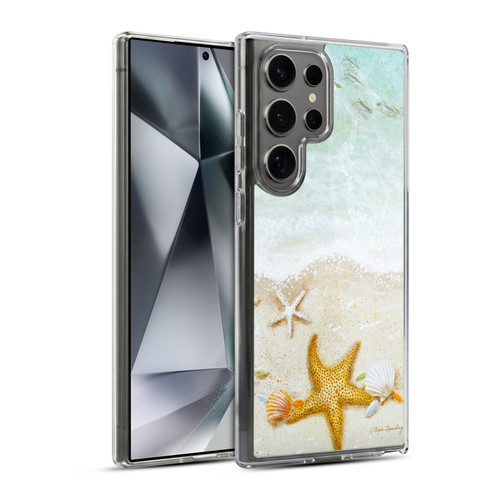 Lisa Sparling Birds And Nature Sandy Shore Soft Gel Case for Samsung Galaxy S24 Ultra 5G & MagSafe