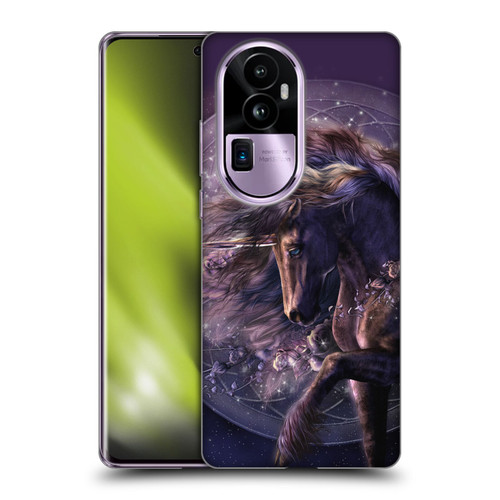 Laurie Prindle Fantasy Horse Chimera Black Rose Unicorn Soft Gel Case for OPPO Reno10 Pro+