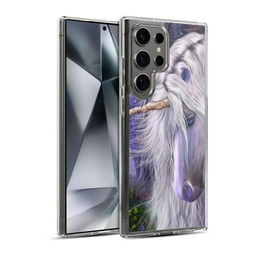 Laurie Prindle Fantasy Horse Moonlight Serenade Unicorn Soft Gel Case for Samsung Galaxy S24 Ultra 5G & MagSafe