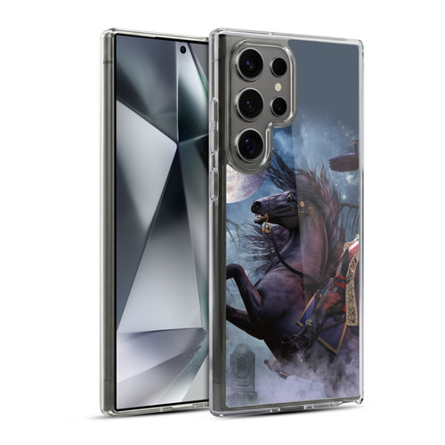 Laurie Prindle Fantasy Horse Sleepy Hollow Warrior Soft Gel Case for Samsung Galaxy S24 Ultra 5G & MagSafe