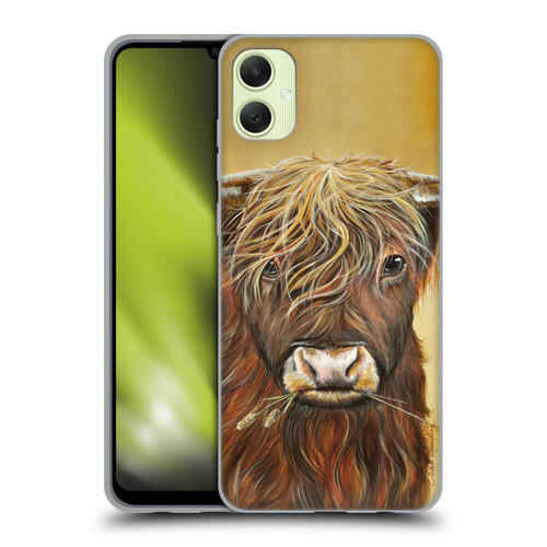 Lisa Sparling Creatures Highland Cow Fireball Soft Gel Case for Samsung Galaxy A05