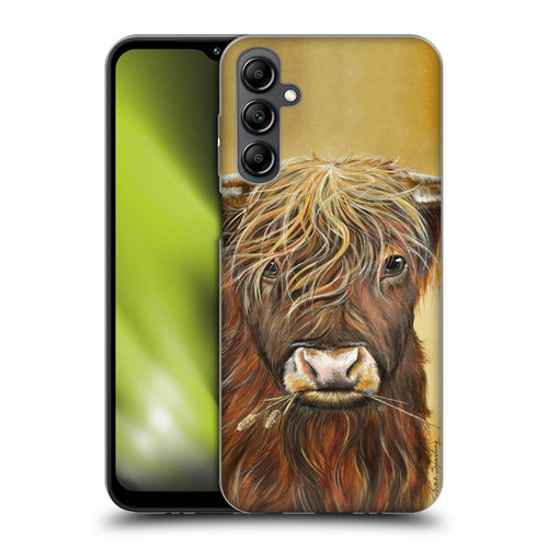 Lisa Sparling Creatures Highland Cow Fireball Soft Gel Case for Samsung Galaxy M14 5G