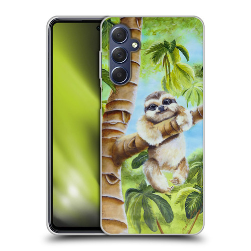 Lisa Sparling Creatures Cutest Sloth Soft Gel Case for Samsung Galaxy M54 5G