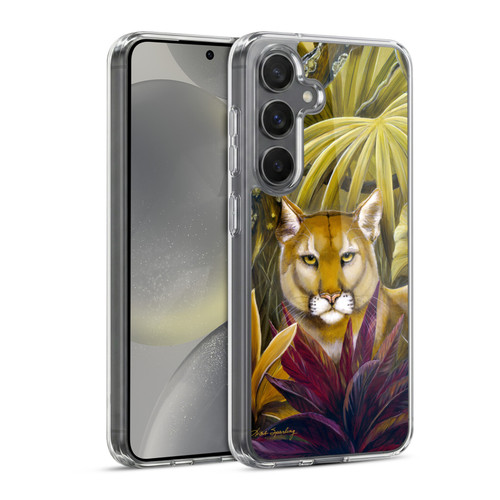 Lisa Sparling Creatures Florida Forest Panther Soft Gel Case for Samsung Galaxy S24 5G & MagSafe