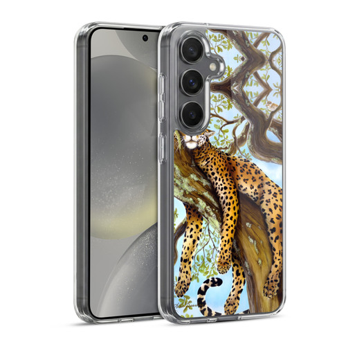 Lisa Sparling Creatures Leopard Soft Gel Case for Samsung Galaxy S24 5G & MagSafe