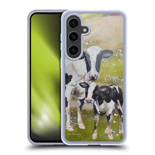 Lisa Sparling Creatures Two Cows Soft Gel Case for Samsung Galaxy S24+ 5G