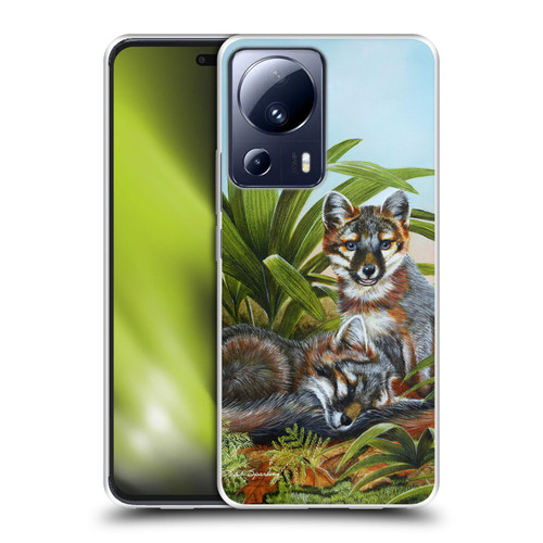 Lisa Sparling Creatures Red Fox Kits Soft Gel Case for Xiaomi 13 Lite 5G