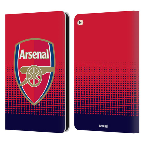 Arsenal FC Crest 2 Fade Leather Book Wallet Case Cover For Apple iPad Air 2 (2014)