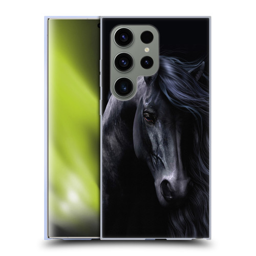 Laurie Prindle Western Stallion The Black Soft Gel Case for Samsung Galaxy S24 Ultra 5G
