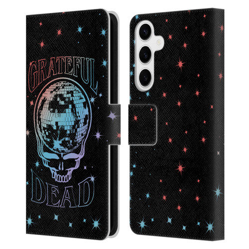 Grateful Dead Trends Skull Logo Leather Book Wallet Case Cover For Samsung Galaxy S24+ 5G