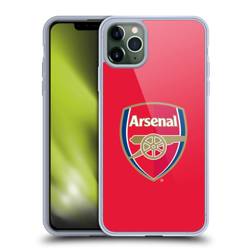 Arsenal FC Crest 2 Full Colour Red Soft Gel Case for Apple iPhone 11 Pro Max