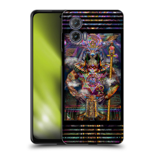 Jumbie Art Gods and Goddesses Horus Soft Gel Case for Motorola Moto G73 5G