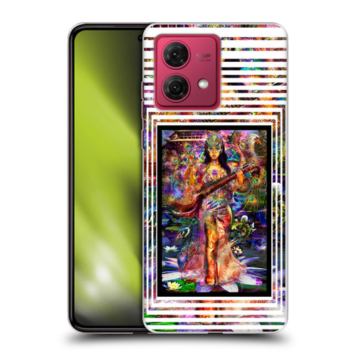 Jumbie Art Gods and Goddesses Saraswatti Soft Gel Case for Motorola Moto G84 5G