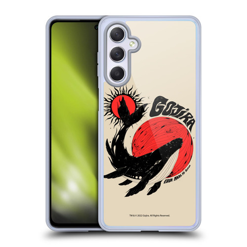 Gojira Graphics Whale Sun Moon Soft Gel Case for Samsung Galaxy M54 5G