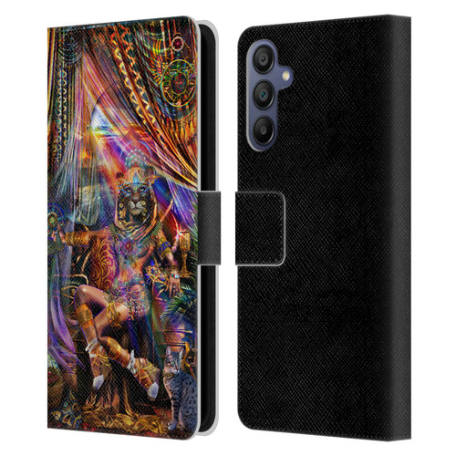 Jumbie Art Gods and Goddesses Bastet Leather Book Wallet Case Cover For Samsung Galaxy A15