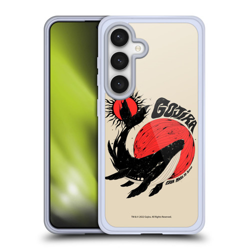 Gojira Graphics Whale Sun Moon Soft Gel Case for Samsung Galaxy S24 5G