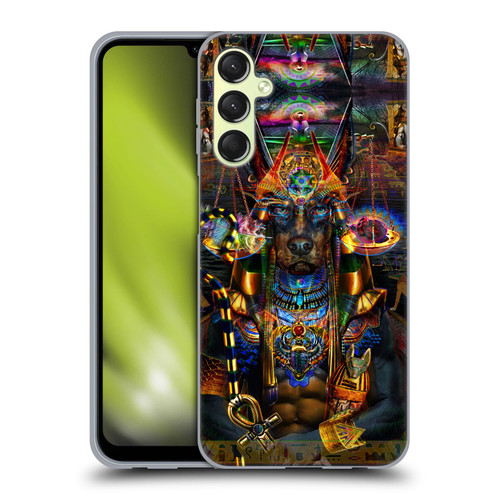 Jumbie Art Gods and Goddesses Anubis Soft Gel Case for Samsung Galaxy A24 4G / Galaxy M34 5G