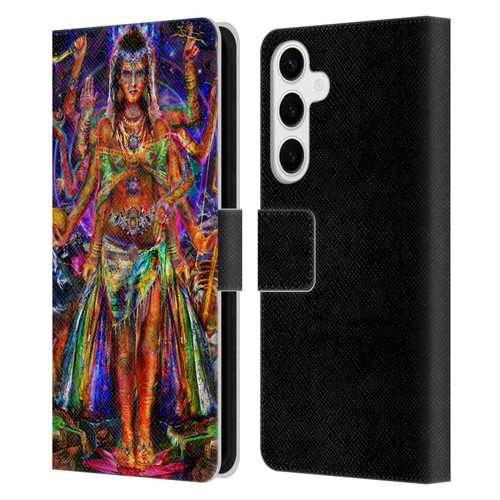 Jumbie Art Gods and Goddesses Pavarti Leather Book Wallet Case Cover For Samsung Galaxy S24+ 5G