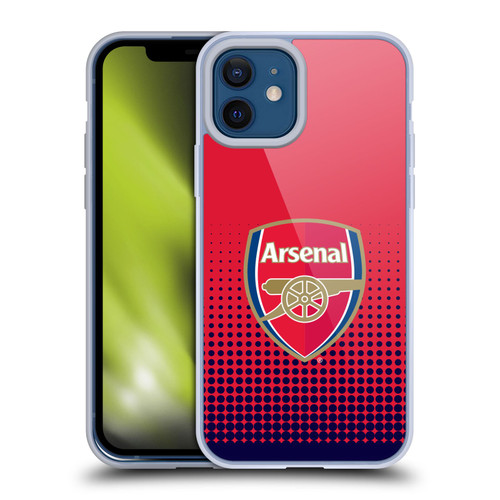 Arsenal FC Crest 2 Fade Soft Gel Case for Apple iPhone 12 / iPhone 12 Pro
