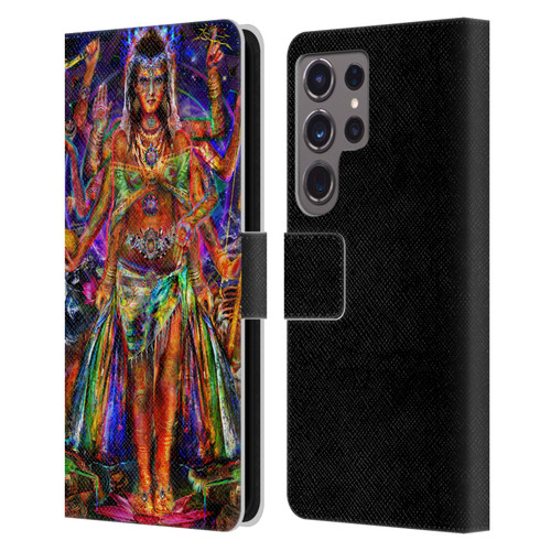 Jumbie Art Gods and Goddesses Pavarti Leather Book Wallet Case Cover For Samsung Galaxy S24 Ultra 5G