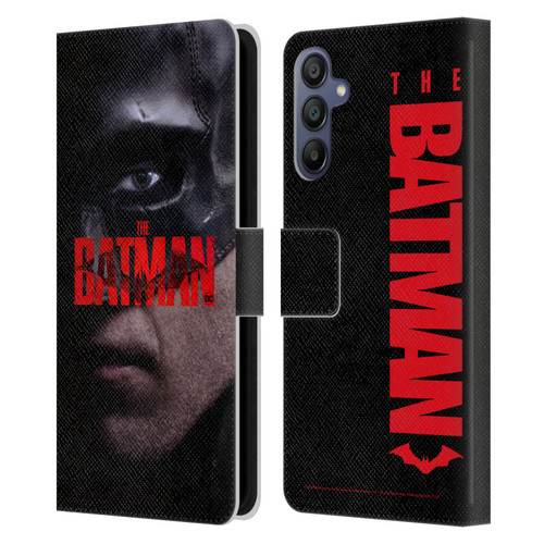 The Batman Posters Close Up Leather Book Wallet Case Cover For Samsung Galaxy A15
