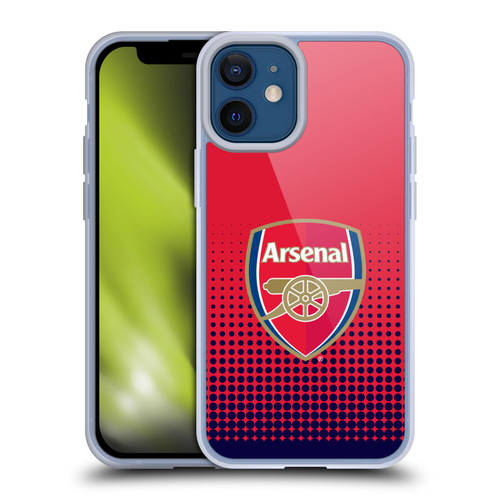 Arsenal FC Crest 2 Fade Soft Gel Case for Apple iPhone 12 Mini & MagSafe