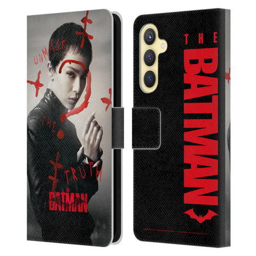 The Batman Posters Catwoman Unmask The Truth Leather Book Wallet Case Cover For Samsung Galaxy S23 FE 5G