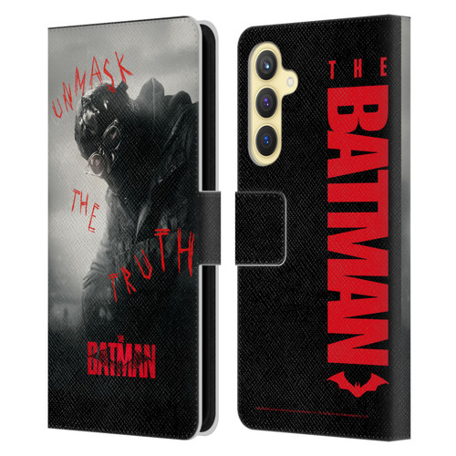The Batman Posters Riddler Unmask The Truth Leather Book Wallet Case Cover For Samsung Galaxy S23 FE 5G