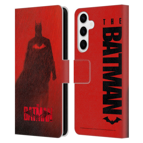 The Batman Posters Red Rain Leather Book Wallet Case Cover For Samsung Galaxy S24+ 5G