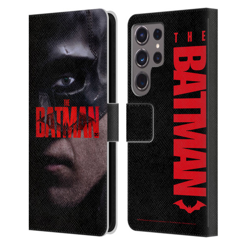 The Batman Posters Close Up Leather Book Wallet Case Cover For Samsung Galaxy S24 Ultra 5G