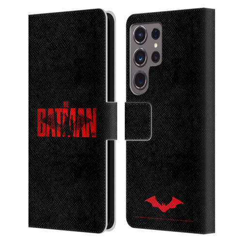 The Batman Posters Logo Leather Book Wallet Case Cover For Samsung Galaxy S24 Ultra 5G