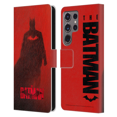 The Batman Posters Red Rain Leather Book Wallet Case Cover For Samsung Galaxy S24 Ultra 5G