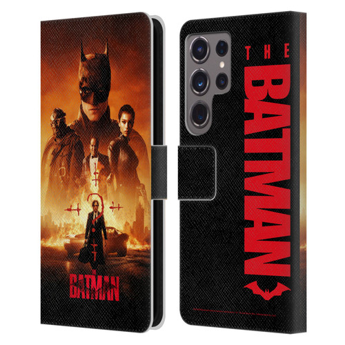 The Batman Posters Group Leather Book Wallet Case Cover For Samsung Galaxy S24 Ultra 5G