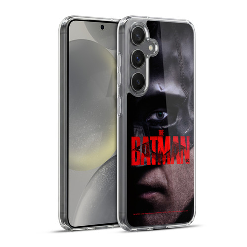 The Batman Posters Close Up Soft Gel Case for Samsung Galaxy S24+ 5G & MagSafe