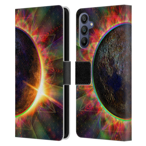 Jumbie Art Visionary Eclipse Leather Book Wallet Case Cover For Samsung Galaxy A15