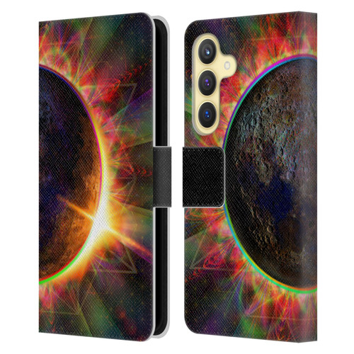 Jumbie Art Visionary Eclipse Leather Book Wallet Case Cover For Samsung Galaxy S24 5G