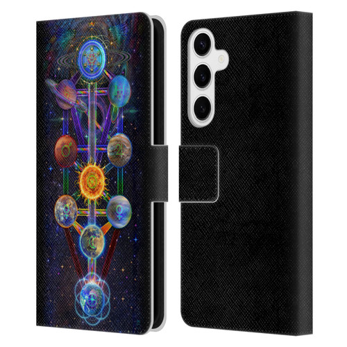 Jumbie Art Visionary Tree Of Life Leather Book Wallet Case Cover For Samsung Galaxy S24+ 5G