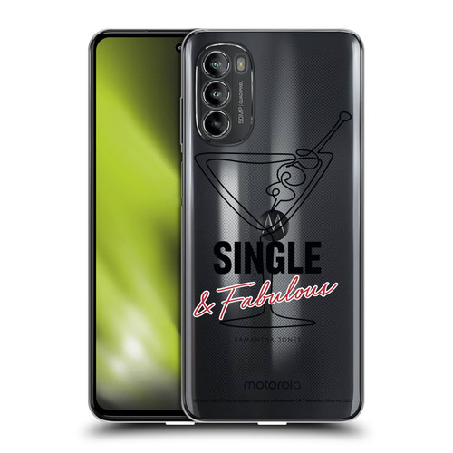 Sex and The City: Television Series Characters Single And Fabulous Samantha Soft Gel Case for Motorola Moto G82 5G