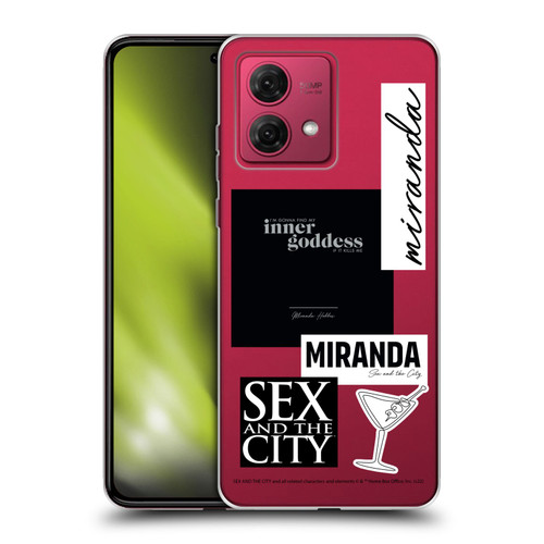 Sex and The City: Television Series Characters Inner Goddess Miranda Soft Gel Case for Motorola Moto G84 5G