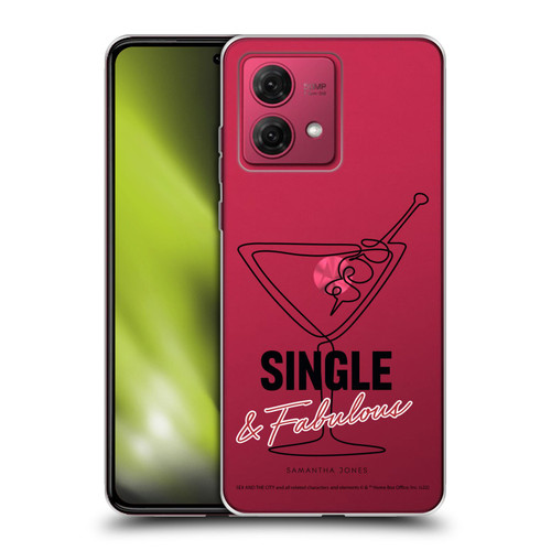 Sex and The City: Television Series Characters Single And Fabulous Samantha Soft Gel Case for Motorola Moto G84 5G