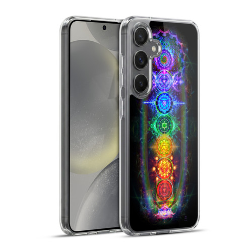 Jumbie Art Visionary Chakras Soft Gel Case for Samsung Galaxy S24+ 5G & MagSafe