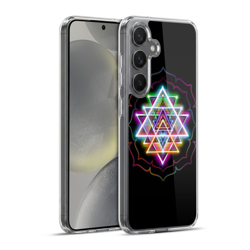 Jumbie Art Visionary Sri Yantra Soft Gel Case for Samsung Galaxy S24+ 5G & MagSafe